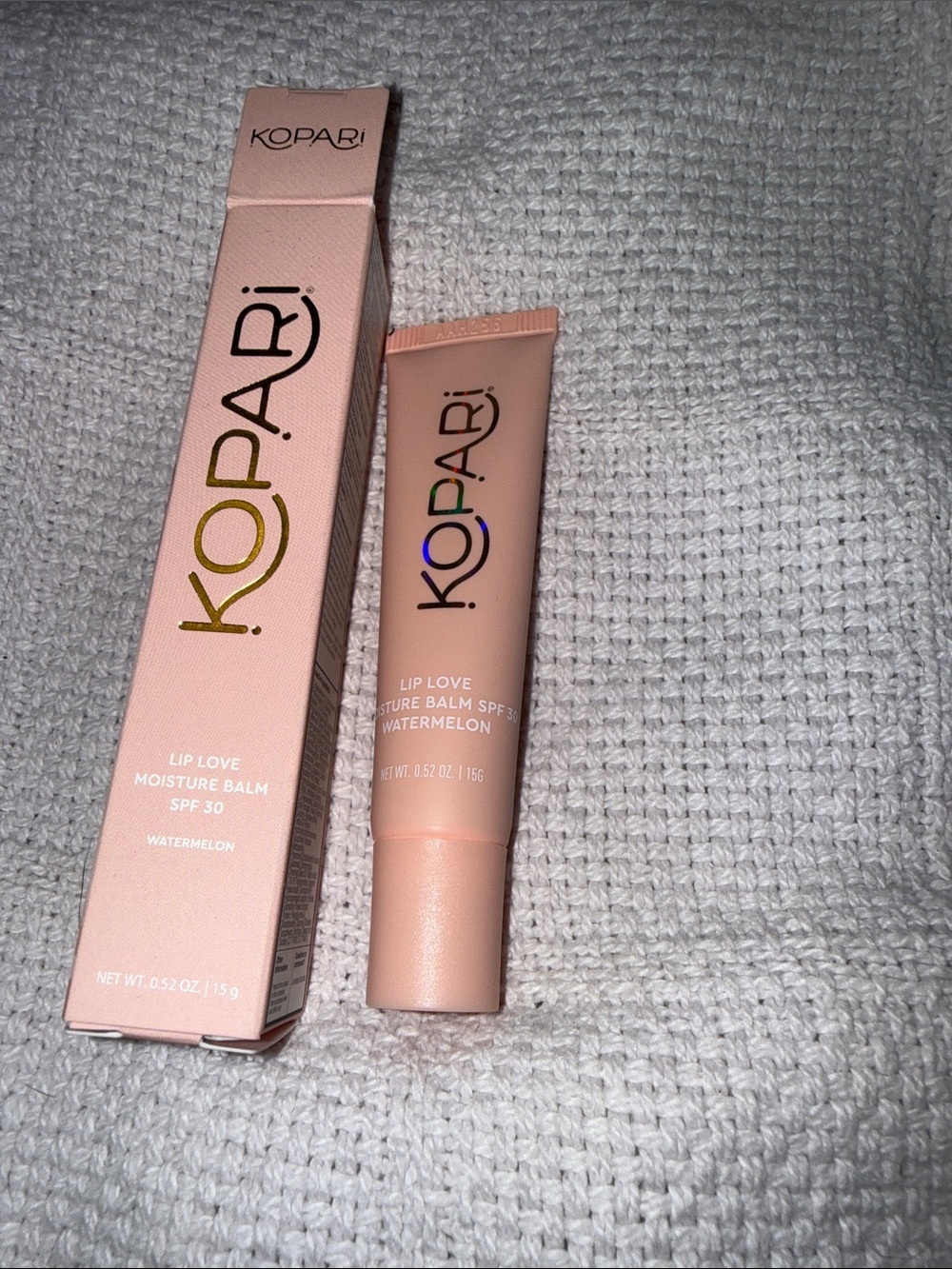 Kopari Lip Love Moisture Balm SPF 30 — Watermelon Pink Box - Picture 2 of 2